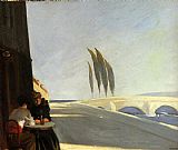 Edward Hopper The Wine Shop painting
